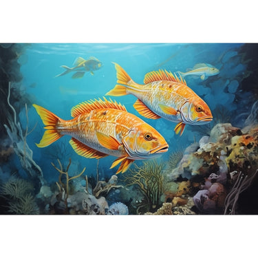 Two Fish Painting Art